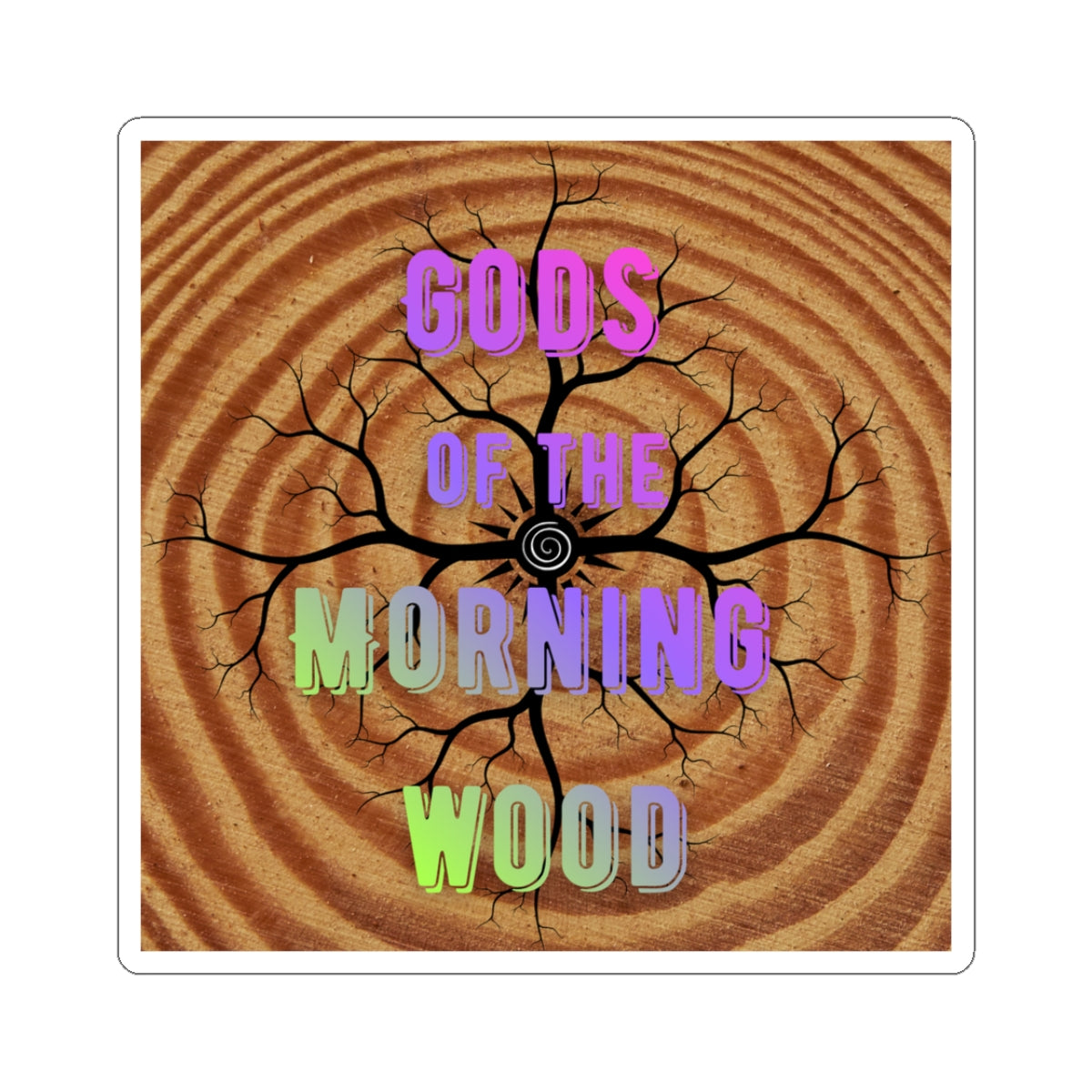 GOTMW - Psychedelic Oak Ring Sticker